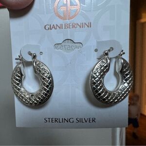 Sterling Silver Small Hoop Earrings | New